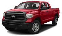 Red pickup truck image