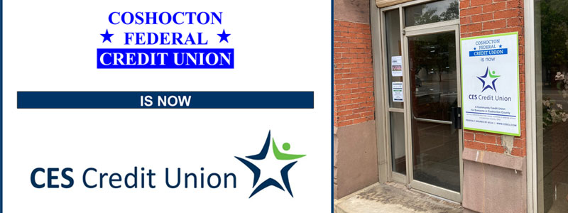 CES Credit Union announces merger of Coshocton Federal Credit Union 