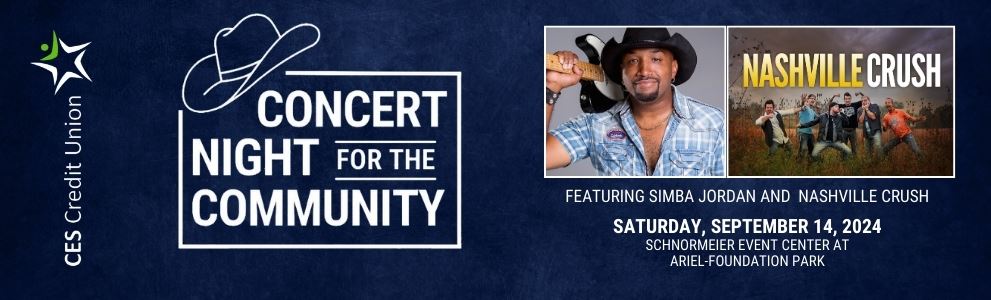 Ohio Country Acts Nashville Crush and Simba Jordan Band Highlight CES Credit Union’s Concert Night for the Community 